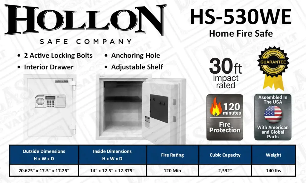 HS530WE home fire safe