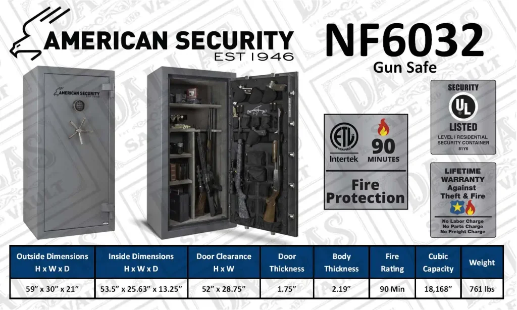 NF6032 gun safe