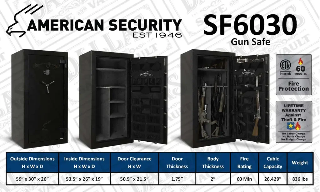 SF6030 gun safe