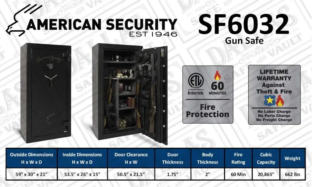 SF6032 gun safe