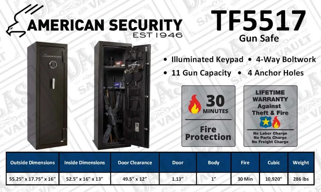 TF5517 gun safe