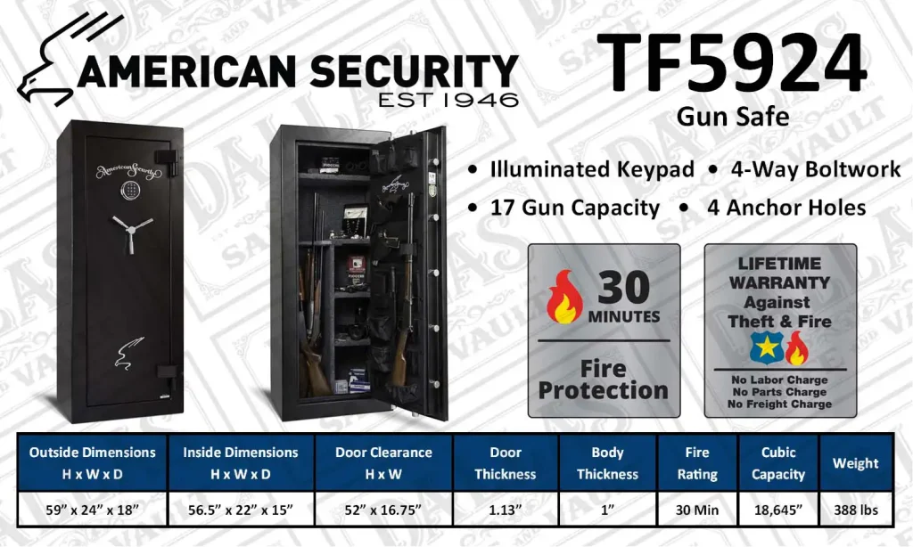 TF5924 gun safe