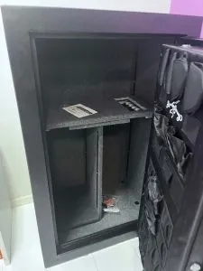 inside view of a large american security gun safe